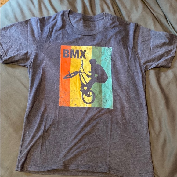 BMX Kids Short Sleeve Tee - Gray - Picture 1 of 1